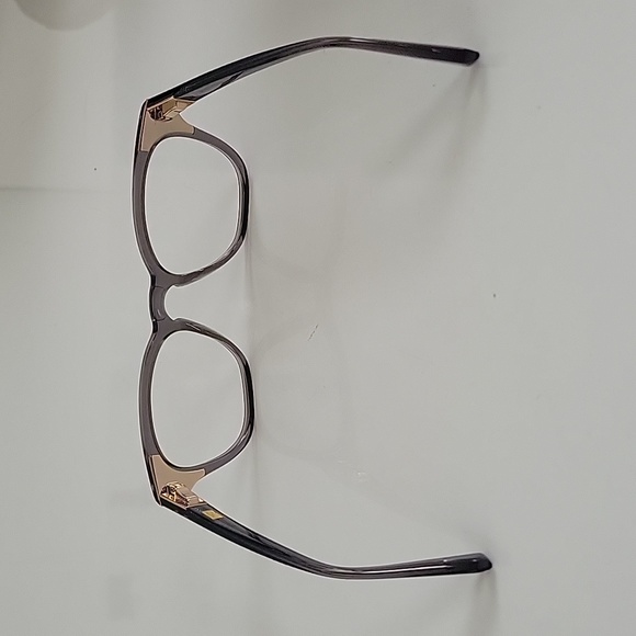 Kate Young for Tura - dark Grey crystal acetate eyeglasses - Picture 7 of 11